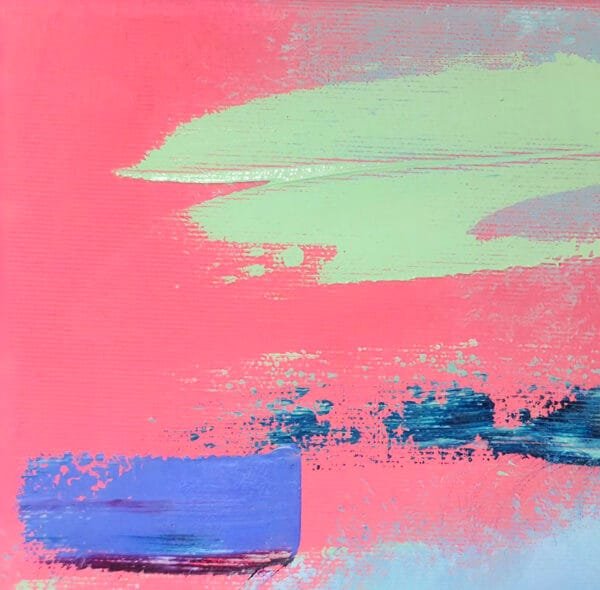 "Niebo po Burzy" - oryginał 25x25x3cm