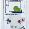 "Game Boy Classic"  Obraz z cyklu "Wspomnienia Milenialsa" - oryginał 13x18cm