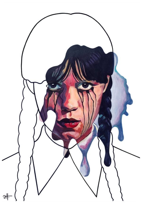 "Wednesday - Black Tears" - PLAKAT Limitowana Edycja