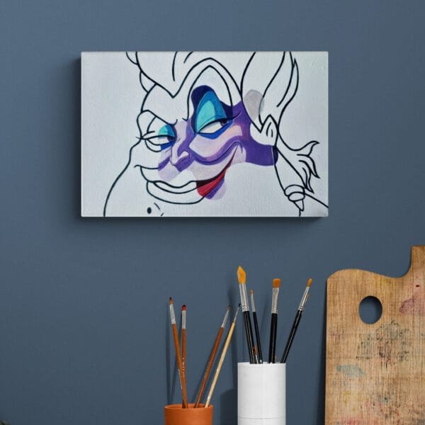 "Ursula" - oryginał. Obraz z cyklu "Wspomnienia Milenialsa" 20x30cm