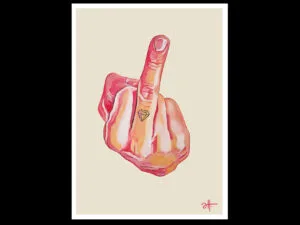 „I want a ring on my finger” - PLAKAT