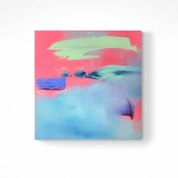 "Niebo po Burzy" - oryginał 25x25x3cm