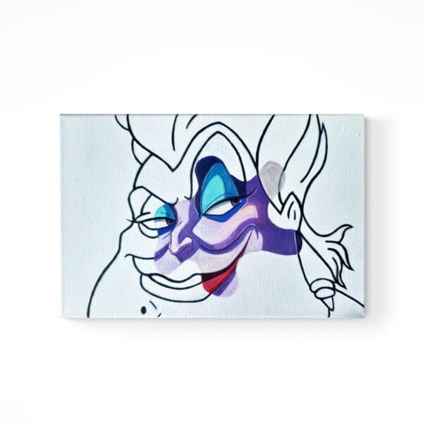 "Ursula" - oryginał. Obraz z cyklu "Wspomnienia Milenialsa" 20x30cm